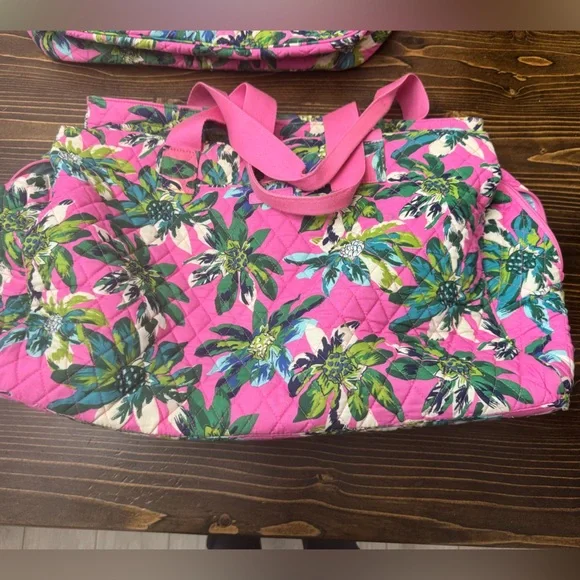 Vera Bradley 3 piece set Tropical Paradise Print NWOT - Picture 2 of 10